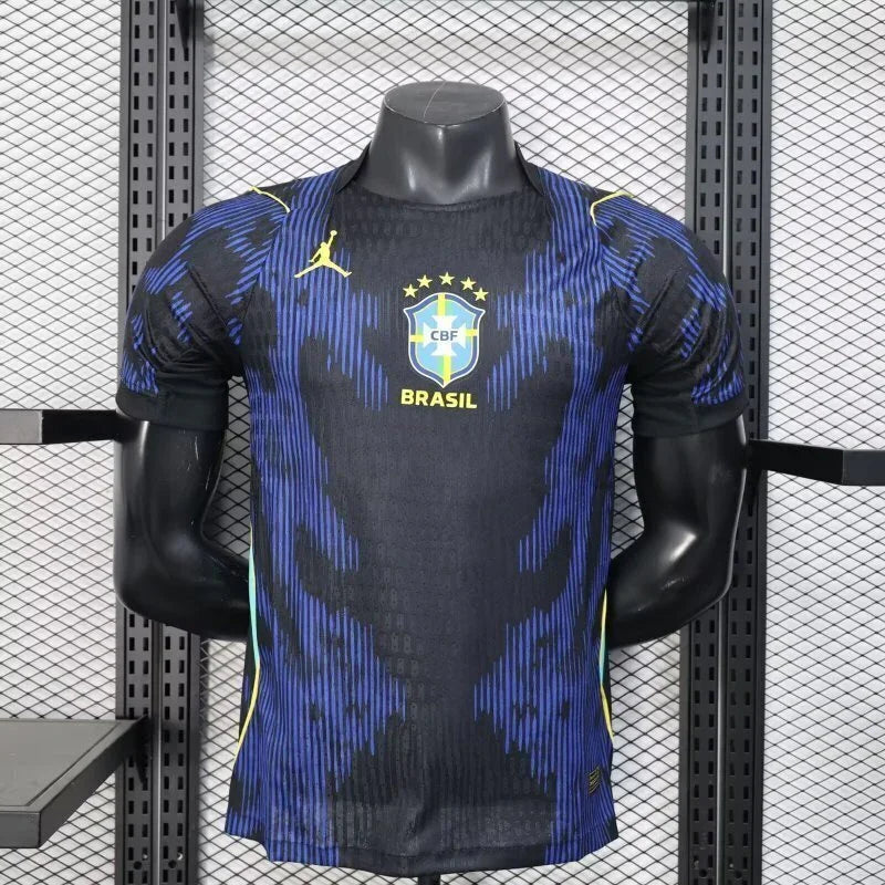 Maillot Brésil Extérieur Jordan Coupe du Monde 2026 - Noir et Bleu