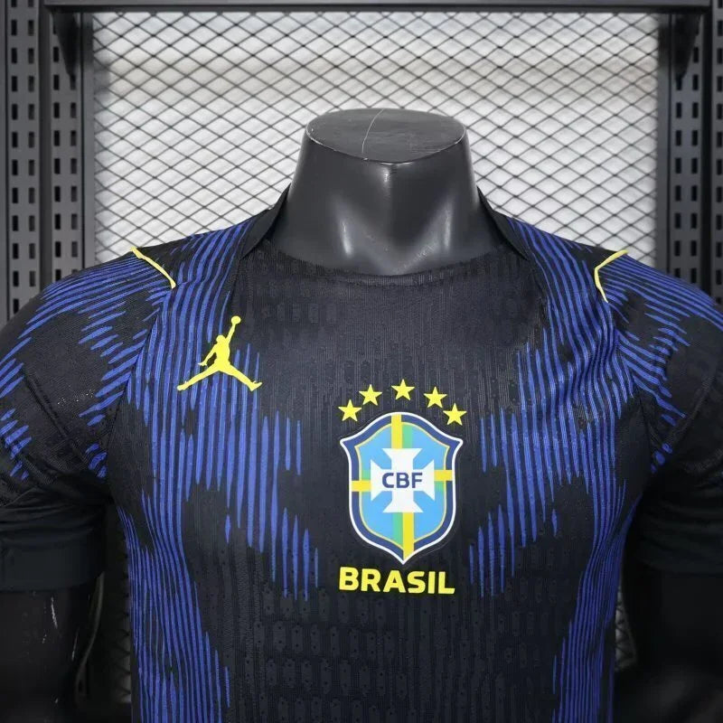 Maillot Brésil Extérieur Jordan Coupe du Monde 2026 - Noir et Bleu