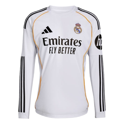 Maillot Real Madrid Domicile Manches Longues 2025/2026
