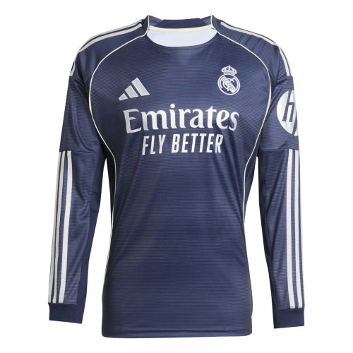 Maillot Real Madrid Extérieur Manches Longues 2025/2026